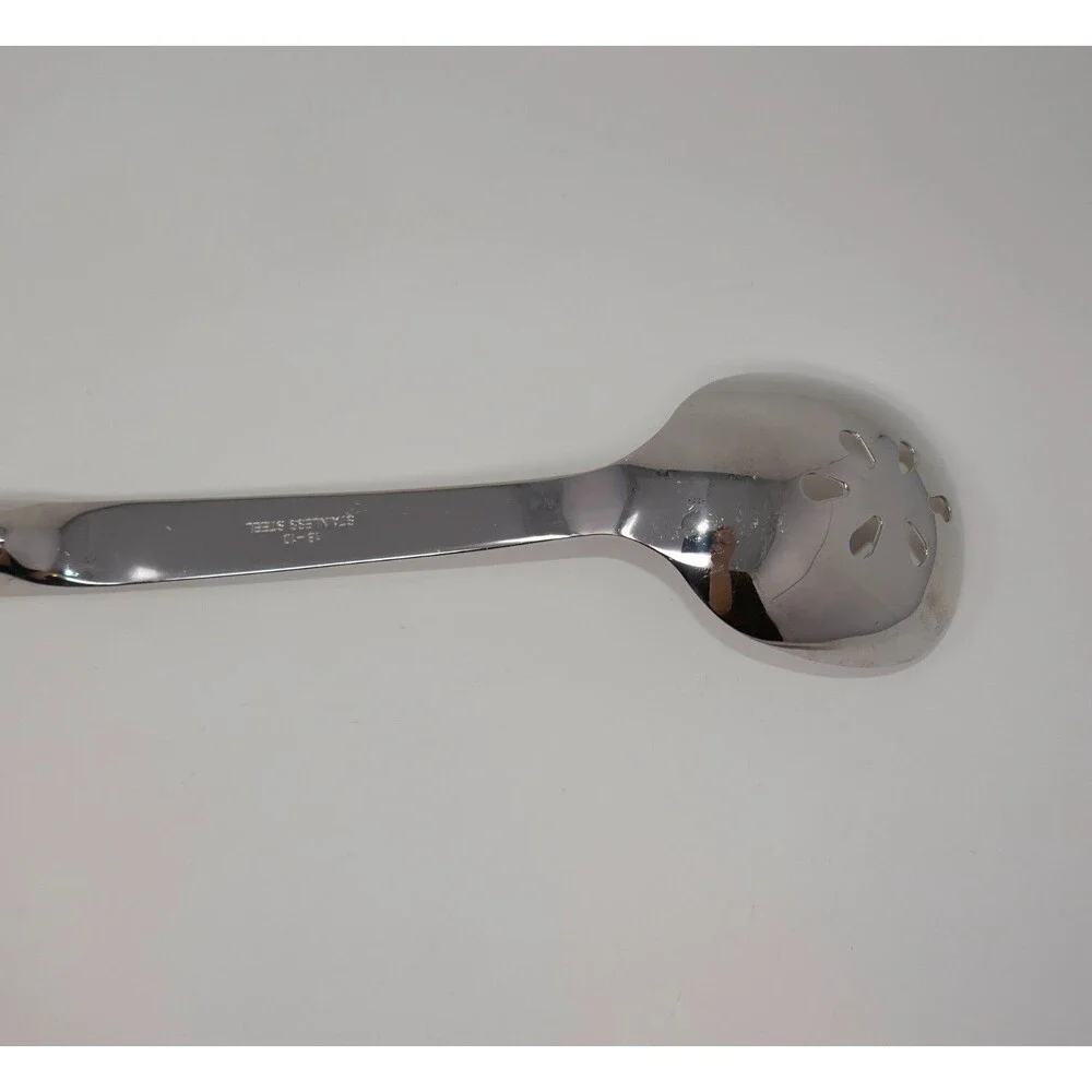 Paderno Stainless Steel Hanging Slotted Serving Spoon